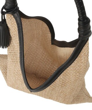 AMERICAN HOLIC トライアングルサマーバッグ Beige