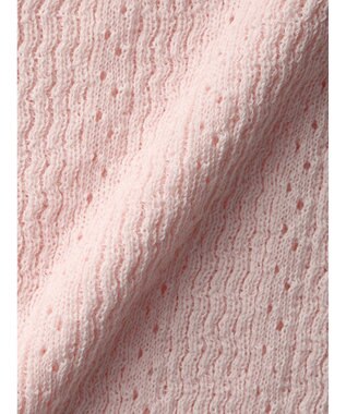 earth music&ecology フリルニットポロ Pink