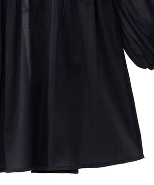 Green Parks ２ＷＡＹ　シアーギャザーチュニック Black