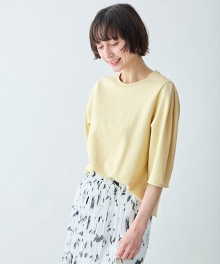 ANY ダンボールコクーンスリーブプルオーバー イエロー