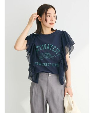 Green Parks ・ＳＵＧＡＲ　ＳＰＯＯＮ　ＴＩＧＥＲｐｔラッフルフレンチＴ Navy