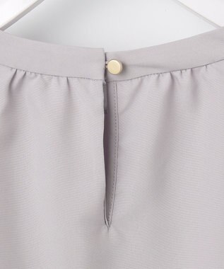 ANY SIS 【洗える】レースパーツタックスリーブ ブラウス ラベンダー