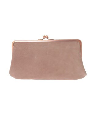 genten アンティーコ×LIBERTY 口金長財布 サンドピンク