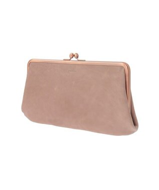 genten アンティーコ×LIBERTY 口金長財布 サンドピンク