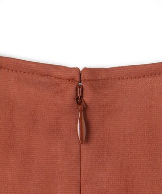 23区 S 【洗える】ライトスムース ロング ワンピース テラコッタ系