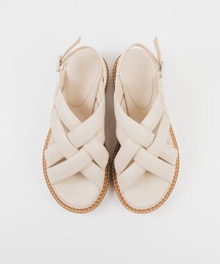 BONTRE 【LucaGrossi/ルカグロッシ】厚底パフィークロスサンダル/H760S-US トープ