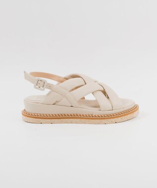 BONTRE 【LucaGrossi/ルカグロッシ】厚底パフィークロスサンダル/H760S-US トープ