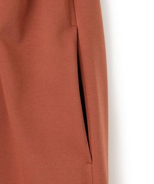 23区 L 【洗える】ライトスムース ロング ワンピース テラコッタ系