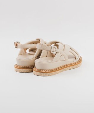 BONTRE 【LucaGrossi/ルカグロッシ】厚底パフィークロスサンダル/H760S-US トープ