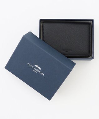 JOSEPH HOMME 【WEB限定】【PELLE MORBIDA】コンパクトウォレット ブラックxサックス