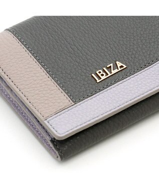 IBIZA コンビナシオン　二つ折り財布 グレー