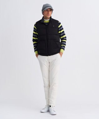 23区GOLF 【MEN】防風エアリージャージ ウォームパンツ ホワイト系