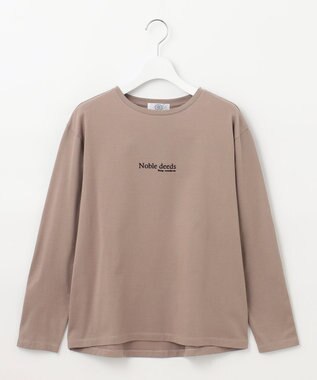 J.PRESS LADIES ロゴ Tシャツ ブラウン系