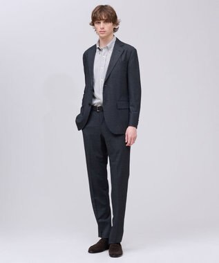 J.PRESS MEN 夏に嬉しい6つの高機能【J.PRESS-POOL WOOL】【セットアップ対応】ジャージーセットアップ ジャケット グレー系