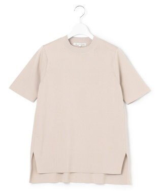 23区 【洗える】コットンポリエステル 半袖 ニット ベージュ系