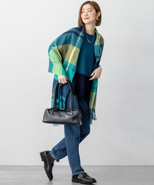 23区 【見上愛さん着用/VERY掲載】ワイド ボストン バッグ ブラック(スムース)