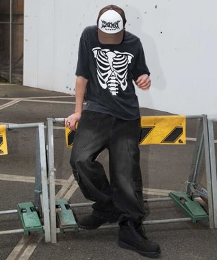 WEGO 【ユニセックス着用ITEM】ブリーチボーングラフィックT（SS） スミクロ