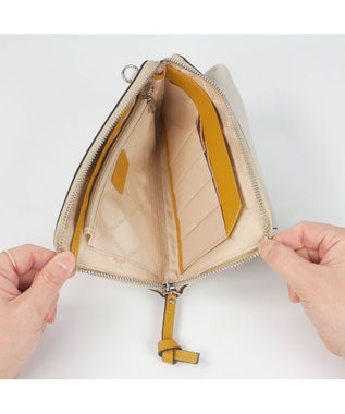 PELLE BORSA お財布ポシェット Very Goods ベリーグッズ 7205 アイボリー