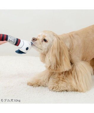 PET PARADISE スヌーピー ゴルフ ダンベルトイ Ｍ ネイビー×レッド