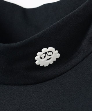 PW CIRCULUS 【WOMEN】ベーシックロングスリーブモックネック ゴルフウェア レディース ブラック系