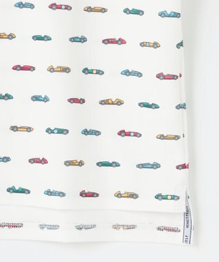 23区GOLF 【MEN】レーシングカープリント 半袖ポロシャツ ホワイト系5