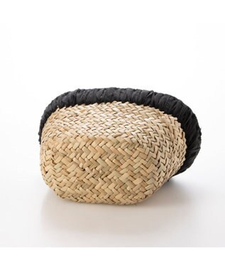 UNBILLION カシュカシュ cachecache / 口元かがりカゴバッグ ブラック