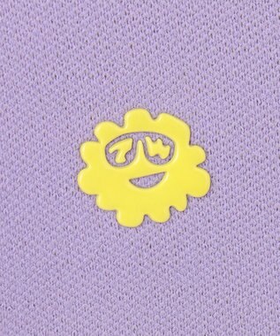 PW CIRCULUS 【MEN】【洗える/イージーケア】ロゴ カラーニット ラベンダー