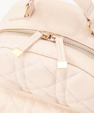 LA BAGAGERIE 【MONICA】ポーチ付きキルティングリュック アイボリー