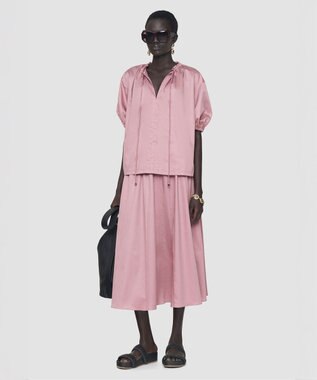 JOSEPH コットンサティーンブラウス　NADOR Musk