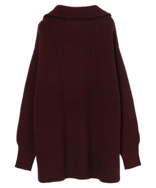 Green Parks Ｚｉｐ付きアゼニットチュニック Brown