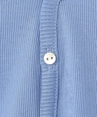 BEIGE， 【洗える・BAILA 10月号掲載】MARINO / 2WAYリブコンパクトカーディガン Sky