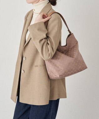 russet ナイロンジャガード2WAYショルダーバッグ(CE-1693) Mocha