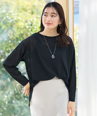 シア―ラウンドネックTシャツ