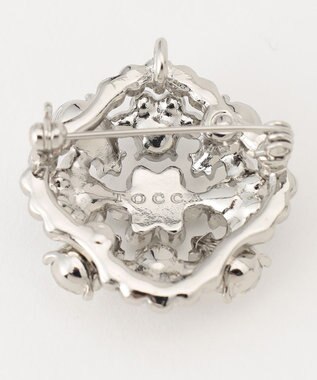 TOCCA CLOVER BIJOUX BROOCH NECKLACE 2WAY ブローチネックレス シルバー系