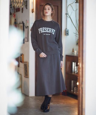 23区 【SLOW】ヴィンテージテリー マーメイド スカート ブラウン系