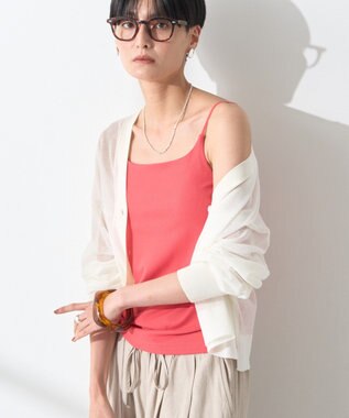 AMERICAN HOLIC 【カップ付き】細リブキャミソール Orange