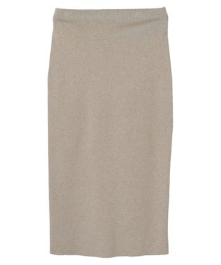 AMERICAN HOLIC 総針ニットタイトスカート Beige Mixture