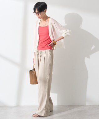 AMERICAN HOLIC 【カップ付き】細リブキャミソール Orange