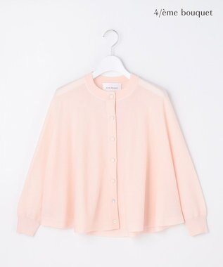 自由区 【カトリエムブーケ】Poncho en tissu sy  nthetique  ポンチョプルオーバー ライトピンク