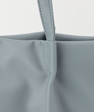 UNBILLION Otias スムースタイプ合皮トートバッグ サックスブルー