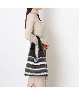 UNBILLION カシュカシュ cachecache / マルチボーダーファートート