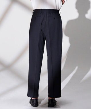 JOSEPH HOMME 【WEB限定】【新素材 / 新型】サマーヴェールストレッチ　ドロスト付ワイドテーパードパンツ/ MARLOW ネイビー系
