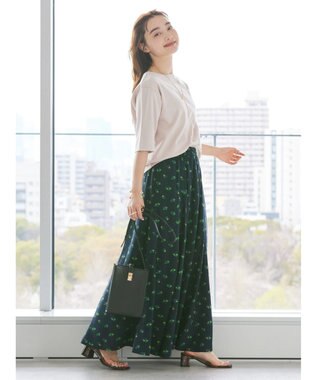 AMERICAN HOLIC ５分袖ボートネックカットプルオーバー Pink