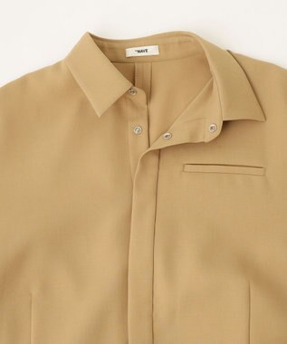 NAVE ウォッシャブルツイル ジャンプスーツ キャメル系