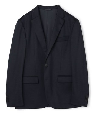 JOSEPH HOMME 新素材【ストレッチ/セットアップ対応】シルキーウールジャージー ジャケット ネイビー系