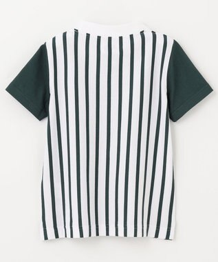 J.PRESS KIDS 【110-130cm】ストライプ Ｔシャツ カーキ系1