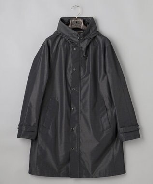 GOTAIRIKU 【シーンレスに対応】ブライトシャンブレーミリタリーパーカ コート ブラック系8