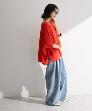 Green Parks 冷やっとすずやかドルマンプルオーバー Red