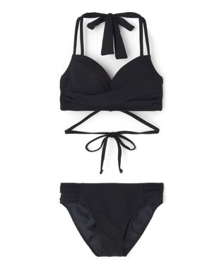 San-ai Resort（三愛水着楽園） 【San-ai Resort×PEACH　JOHNコラボ】【ナイスバディ水着】カシュクールワイヤービキニ　9M・11L　【San-ai Resort（サンアイリゾート）】