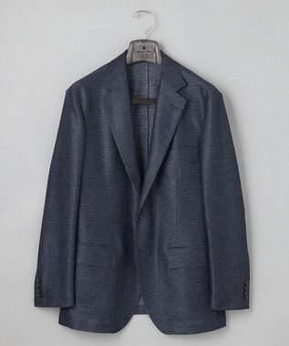 GOTAIRIKU 新素材セットアップ【通気性抜群/洗える/シワになりにくい】カラミプリントストレッチセットアップ ジャケット ネイビー系8